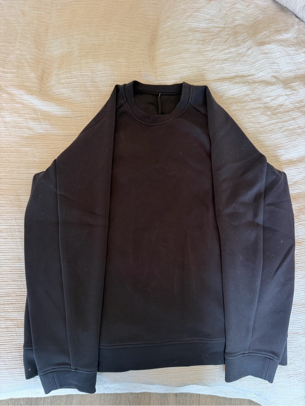 Lululemon Smooth Spacer Crewneck Sweater – Black – Size Medium